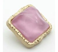 GENPICONG Lot de 8 Boutons métalliques carrés et Ronds de 21/25 mm, Couleur Bonbon, pour Pull tricoté, vêtements de bébé, Accessoires de Couture