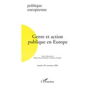 Genre et action publique en Europe Tome 20 - Collectif - L'harmattan - broché - Revue