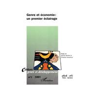 Genre et économie : un premier éclairage Un premier éclairage - Christine Verschuur - L'harmattan - broché - Etude