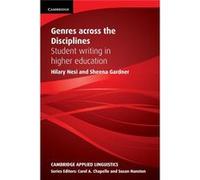 Genres Across The Disciplines Hilary Coventry University Nesi, Sheena Coventry University Gardner (Auteur)