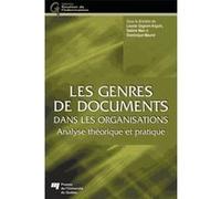 Genres de documents dans les organisations Gagnon/mas/maur (Auteur)
