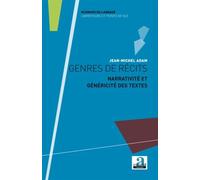 Genres De Récits - Narrativité Et Généricité Des Textes