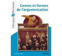 Genres et formes de l'argumentation - Classiques et Patrimoine 2015 - Stéphane Maltère - Magnard - broché - Scolaire / Universitaire