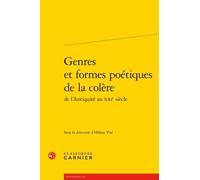 Genres et formes poétiques de la colère