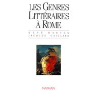 GENRES LITTERAIRES A ROME