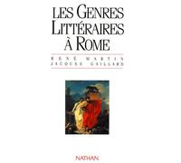 GENRES LITTERAIRES A ROME