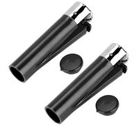 Genrise Briquet secret avec compartiment de rangement caché pour dérivation et dissimulation d'objets privés à la maison, festivals, voiture, voyage, etc. (Noir)