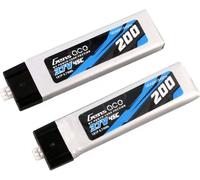 Gens Ace 200Mah 3.7V 45C 1S1P Lipo batterie (2 pcs.)