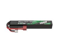 Gens Ace 2S 7,4V 1500mAh 25C Batterie LiPo avec Connecteur T-Plug (Deans), Batterie Rechargeable pour Modélisme et Loisirs, Format Stick Long