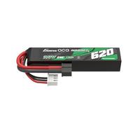 Gens Ace 2S 7,4V 620mAh 25C Batterie LiPo avec Connecteur T-Plug (Deans), Batterie Rechargeable pour Modélisme et Loisirs, Format Mini Stick