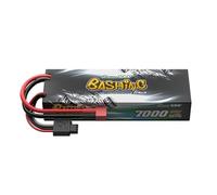 Gens Ace 2S 7,4V 7000mAh 60C Batterie LiPo G-Tech avec Connecteur T-Plug (Deans), Série Bashing Grande Capacité pour Modèles RC 1/8 et 1/10