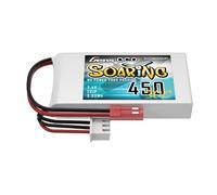 Gens ace 2S LiPo Batterie 450mAh 7.4V 30C Soaring pour Avion RC Indoor Mousse