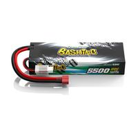 Gens ace 2S Lipo Batterie 5500mAh 7.4V 60C 2S RC Batterie avec connecteur T Deans pour Most 1/8,1/10 Scale RC Cars