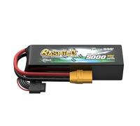 Gens Ace 4S 14,8V 5000mAh 60C Batterie LiPo G-Tech avec Connecteur XT90, Série Bashing pour Modèles RC à l'Échelle 1/8 et 1/10