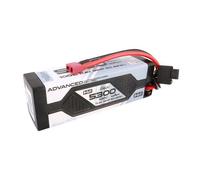 Gens Ace Advanced G-Tech 5300Mah 11.4V 3S1P 100C Hv Car Lipo Battery Hardcase With Deans Plug Connector