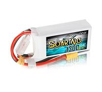 Gens ace Batterie LiPo 3S 11,1V 1300mAh Prise XT60 Avion RC Hélicoptère | Format compact et léger optimisé pour aéronefs RC et hélicoptères classe 450