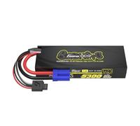 Gens ace Batterie LiPo 7,4 V 5300 mAh 2S 100C avec Connecteur EC5 - Batterie Hardcase pour Moto RC 1/4