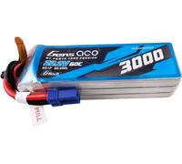 Gens Ace G-Tech 3000Mah 22.2V 60C 6S1P Lipo Battery with Ec5 Plug Connector