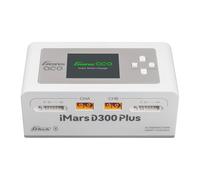 Gens Ace IMars D300 Plus Chargeur Lipo 2-6S Double Canal AC 300W / DC 700W, Max 16A, Écran IPS 2,4", Blanc