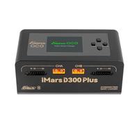 Gens Ace IMars D300 Plus Chargeur Lipo 2-6S Double Canal AC 300W / DC 700W, Max 16A, Écran IPS 2,4", Noir