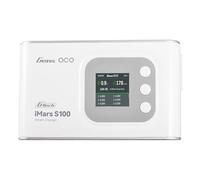 Gens ace Imars S100 Chargeur RC Équilibré 100W 10A, Chargeur Intelligent pour Batteries LiPo/Life 2-6S et NiMH 4-18S, Connecteurs XT60 - Blanc