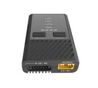 GensAce iMars Mini Chargeur Batterie RC 60W USB-C 1-5A (Auto-Ajustable) pour Batteries LiPo 2-4S avec Câble USB-C (sans Adaptateur)