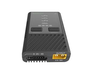 GensAce iMars Mini Chargeur Batterie RC 60W USB-C 1-5A (Auto-Ajustable) pour Batteries LiPo 2-4S avec Câble USB-C (sans Adaptateur)