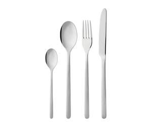 Gense Set de couverts Still 16 pièces Mat-acier brillant