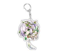 Genshin Cartoon Merchandise Porte-clés Accessoire pour sac à dos d'étudiant Pendentif Venti Diluc Cadeau créatif