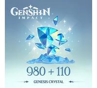 Genshin Impact 980+110 Genesis Crystals