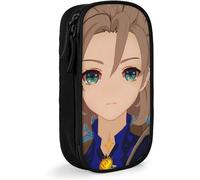 Genshin Impact Albedo Trousse ¿¿ Crayons Grande Capacit¿¿ Pochette Pour Stylo Noir[5550]