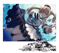 Genshin Impact Barbara Gunnhildr Puzzle 1000 pièces pour Adultes Puzzle en Bois pour Adultes et Enfants de 14 Ans et Plus 50 x 75 cm
