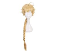 Genshin Impact Cosplay Aether Traveler Perruque de cheveux synthétiques résistants à la chaleur pour Halloween, carnaval, fête, jeu de rôle