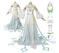 Genshin Impact Costume De Cosplay Rukkhadevata Le Grand Seigneur Tenue Jeu Rôle Uniforme Complet Avec Perruque Costume D'halloween Déguisement Carnaval Manteau Noël Idéal Pour Les Conventions D'anime