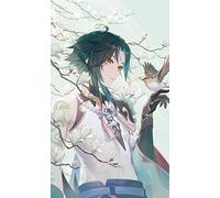 Genshin impact Diamont Painting Complet Kit Xiao304-2 30x40cm 5D Peinture Rond Diamand Broderie, Décoration Murale Maison d'intérieur pour Enfants et Adulte