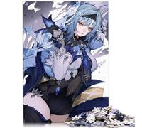 Genshin Impact EULA Lawrence Puzzles pour Adultes 1000 pièces Premium 100% Planche recyclée Jouets Cadeaux 26x38 cm