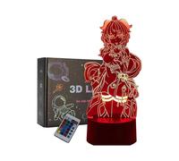 Genshin Impact Ganyu 3D Led Lamp Anime Night Light 7/16 Color Suitable for Bedroom Lighting Holiday Gifts for Kids and Friends (7 Colors)