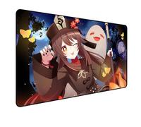 Genshin Impact Grand tapis de souris de jeu XXL XL, motif anime, 90 x 40 x 0,3 cm, bords cousus, précision et vitesse améliorées, convient pour PC et ordinateur portable