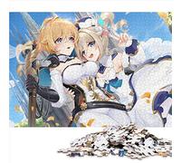 Genshin Impact Jean Puzzle Adulte 1000 Puzzle en Carton Puzzles drôles 10,27 x 14,96 Pouces