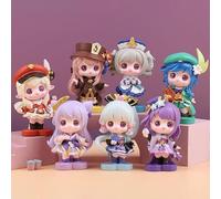 Genshin Impact Jeu de collection en PVC Figurine d'action Modèle de personnage Anime Jouets (couleur : violet)