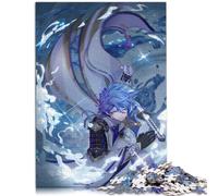 Genshin Impact Kamisato Ayato Puzzle de 1000 pièces pour Adultes, Plateau 100% recyclé de qualité supérieure, Jeu Familial, Anti-Stress, défi Difficile, 26 x 38 cm