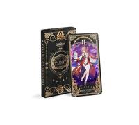 Genshin Impact Peripheral Tarot Card Game Characters HD Jeu Complet de Cartes de Tarot (22 pièces)
