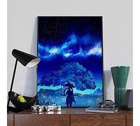 Genshin Impact Poster Prints Wall Art Photo Toile Peinture Art Classique Décoration Murale Cadeau Chambre d'Enfants Salon Chambre Maison Décoration Murale Sans Cadre (20x30cm) 8x12 pouces