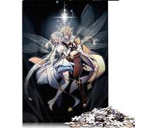 Genshin Impact Puzzle 1000 Pièces pour Adultes et Enfants - Jeu Difficile en Carton (26x38cm)