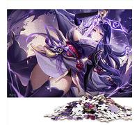 Genshin Impact Raiden Shogun Puzzle 1000 pièces en Carton recyclé Cadeaux 10,27 x 14,96 Pouces