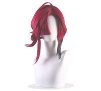 Genshin Impact Shikanoin Heizou Rouge Anime Cosplay Perruque Synthétique Perruques pour Halloween Cosplay Party