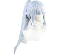 Genshin Impact Ventier Keqing Barbara Diluc Kaeya Noelle Voyageur Lumine Ather Amber Cosplay Perruque de Cheveux résistant à la Chaleur + Wigcap Onesize Noelle