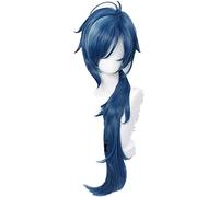 Genshin Impact Ventier Keqing Barbara Diluc Kaeya Noelle Voyageur Lumine Ather Amber Cosplay Perruque de Cheveux résistant à la Chaleur + Wigcap Onesize Noelle ( Color : Kaeya , Size : OneSize )