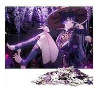 Genshin Impact Wanderer Puzzles pour Adultes 1000 pièces Puzzle en Bois pour Adultes et Famille 19,7 x 29,5 Pouces