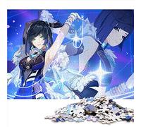 Genshin Impact Yelan 1000 pièces Puzzles pour Adultes Puzzles Cadeaux Puzzle en Bois Puzzles drôles 50x75 cm